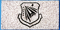 engraved granite 4x8 air force logo 1